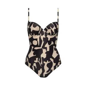 Women's molded one-piece swimsuit Lisca Aswan image-5