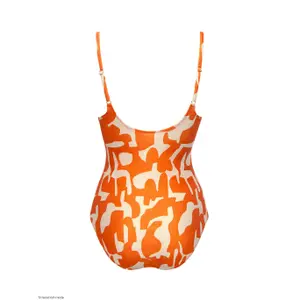 Women's molded one-piece swimsuit Lisca Aswan image-1