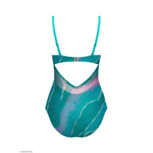 Women's molded one-piece swimsuit Lisca Atlantida image-1