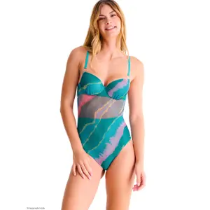 Women's molded one-piece swimsuit Lisca Atlantida image-2
