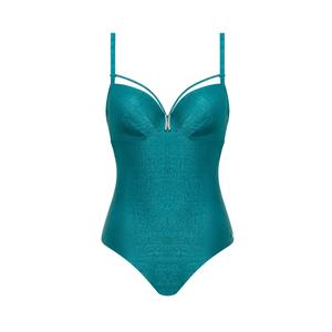 Vrouwen badpak met voorgevormde cups Lisca Blue Lagoon image-5