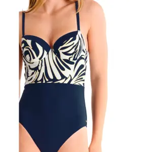 Women's molded one-piece swimsuit Lisca Gold Coast image-3