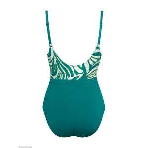 Women's molded one-piece swimsuit Lisca Gold Coast image-1