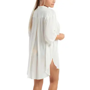Túnica de camisa de verano con mangas cortas para mujer Lisca Panama image-3