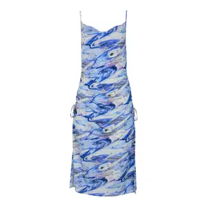 Sommarklänning midi med tunna axelband för kvinnor Lisca Indonesia image-0