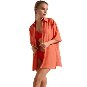 Túnica de camisa de verano con mangas cortas para mujer Lisca Normandie image-1