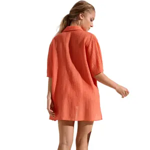 Túnica de camisa de verano con mangas cortas para mujer Lisca Normandie image-2