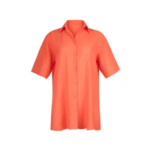 Túnica de camisa de verano con mangas cortas para mujer Lisca Normandie image-0