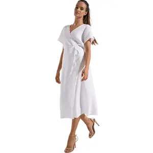 Robe de plage longue femme Lisca Normandie image-1