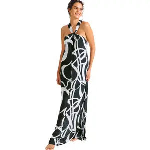 Lång sommarklänning för kvinnor Lisca Honolulu image-1