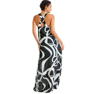 Lång sommarklänning för kvinnor Lisca Honolulu image-4