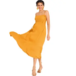 Lång sommarklänning för kvinnor Lisca Karpathos image-4