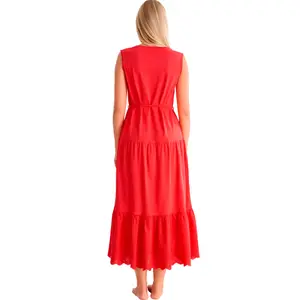 Langes ärmelloses Kleid, Damen Lisca Panama image-2