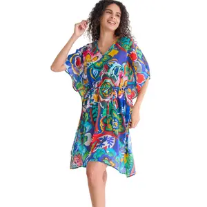 Caftan de plage femme Lisca Mexico image-2