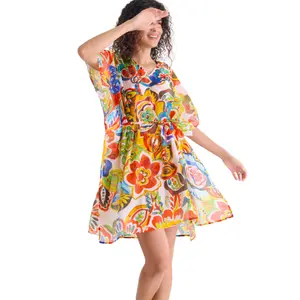 Caftan de plage femme Lisca Mexico image-3