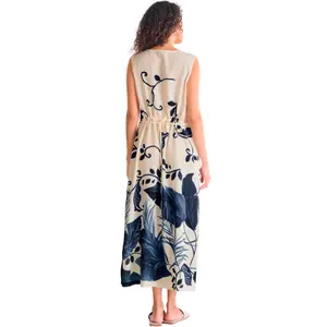 Lång ärmlös sommarklänning för kvinnor Lisca Portofino image-2