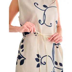 Lång ärmlös sommarklänning för kvinnor Lisca Portofino image-3