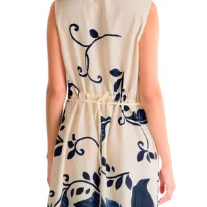 Lång ärmlös sommarklänning för kvinnor Lisca Portofino image-5