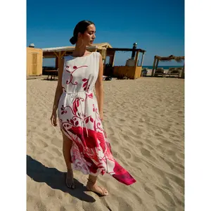 Lång ärmlös sommarklänning för kvinnor Lisca Portofino image-3