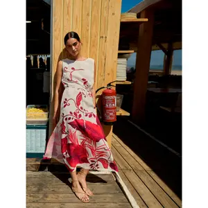 Lång ärmlös sommarklänning för kvinnor Lisca Portofino image-4