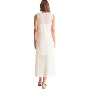 Lång ärmlös sommarklänning för kvinnor Lisca Calvi image-3