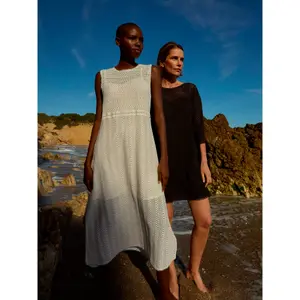 Lång ärmlös sommarklänning för kvinnor Lisca Calvi image-2