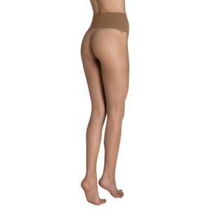 Seamless 10cm invisible waistband tights for women Lisca 15 DEN image-3