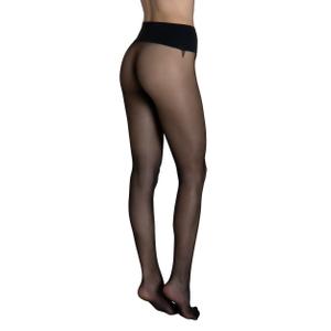 Seamless 10cm invisible waistband tights for women Lisca 15 DEN image-3