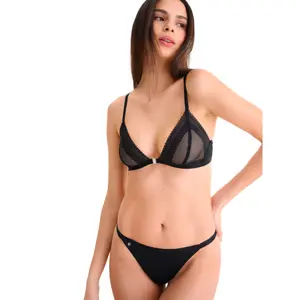 Sujetador bralette de triángulo sin aros para mujer Lisca Fusion image-4
