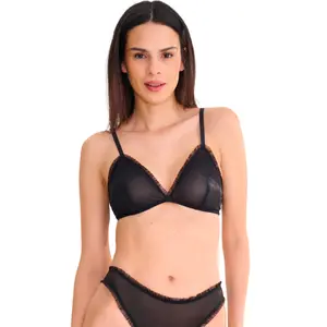 Sujetador bralette de triángulo sin aros para mujer Lisca Shiny Star image-0