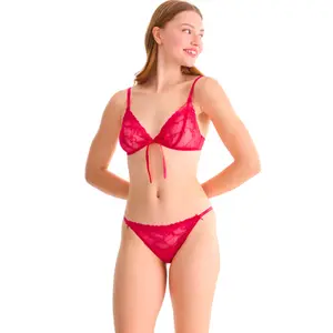 Γυναικείο σουτιέν bralette τρίγωνο χωρίς μπλουζάκια Lisca Sugarlace image-1