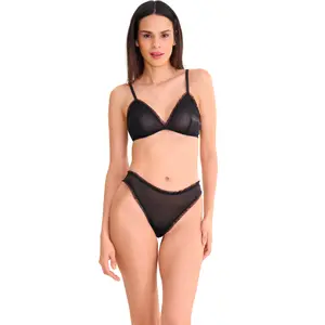 Culotte brésilien échancré femme Lisca Shiny Star image-1