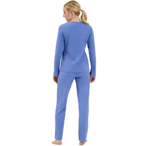 Dames pyjama met V-hals en lange mouwen Lisca Lucky image-4