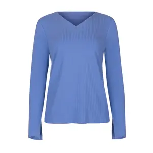 Dames pyjama met V-hals en lange mouwen Lisca Lucky image-0