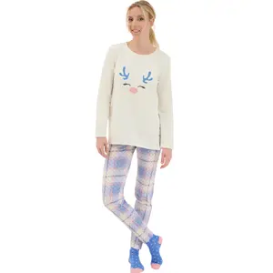 Women's long-sleeve pyjama Lisca Holiday image-0