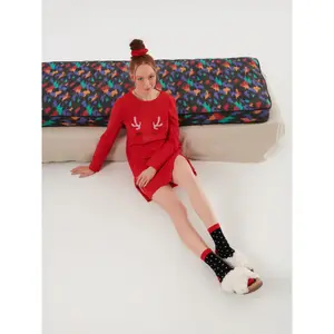 Women's long-sleeved t-shirt dress Lisca Holiday image-4