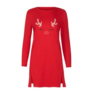 Women's long-sleeved t-shirt dress Lisca Holiday image-5