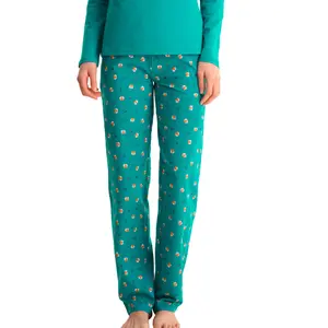 Schlichte Damen-Pyjama-Hose Lisca Foxy image-3