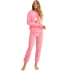 Damen Langarm-Pyjama Lisca Foxy image-2