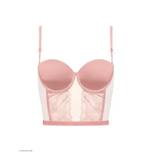 Padded balconette bra for women Lisca Sugarlace image-0