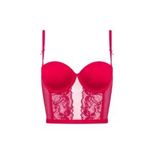 Padded balconette bra for women Lisca Sugarlace image-6