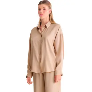 Damen Langarm-Pyjamahemd Lisca Stella image-4