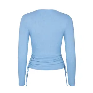 Women's long sleeve adjustable side T-shirt Lisca Kenza image-2