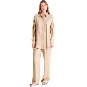 Damen Langarm-Pyjamahemd Lisca Talena image-0