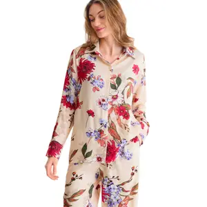 Damen Langarm-Pyjamahemd Lisca Tamara image-2