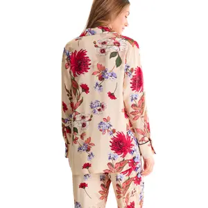 Damen Langarm-Pyjamahemd Lisca Tamara image-6