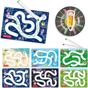 Educational games happy labyrinth Lisciani Giochi Montessori image-1