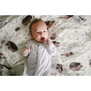 Baby swaddling towel Little Unicorn Deluxe Bambou image-6