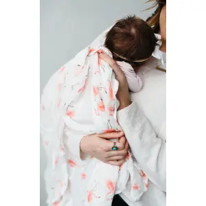 Extra-soft baby diaper Little Unicorn Deluxe Bambou image-5