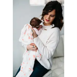 Extra-soft baby diaper Little Unicorn Deluxe Bambou image-6